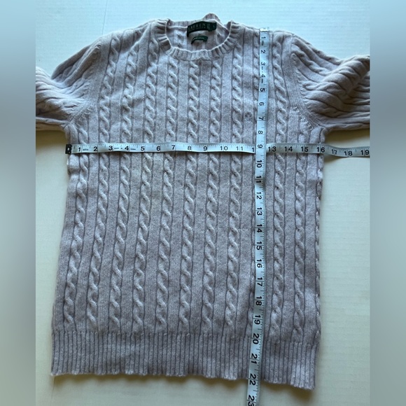 Lauren Ralph Lauren Women’s 100% Cashmere Cable Knit - Picture 9 of 14